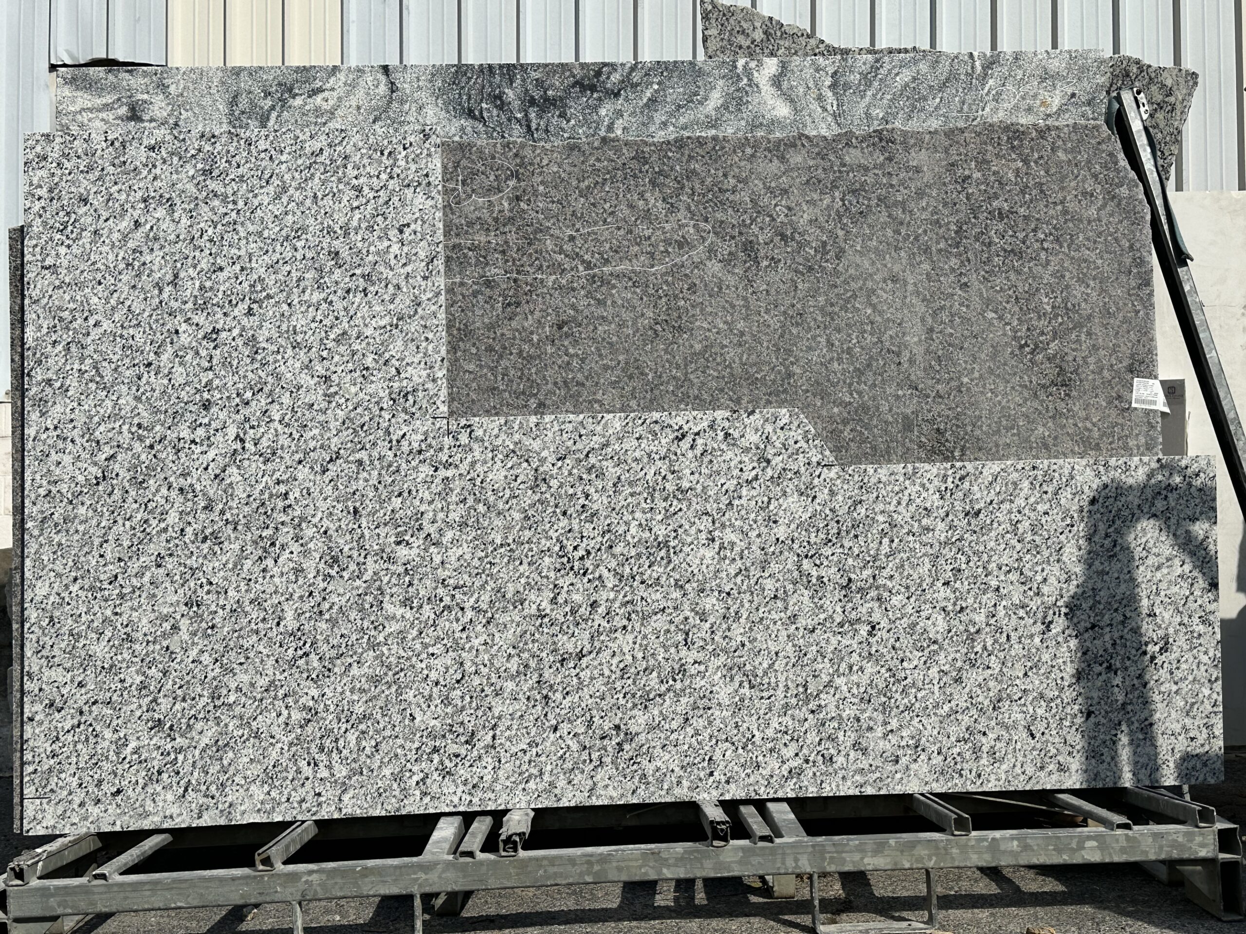 Luna pearl granite stone.